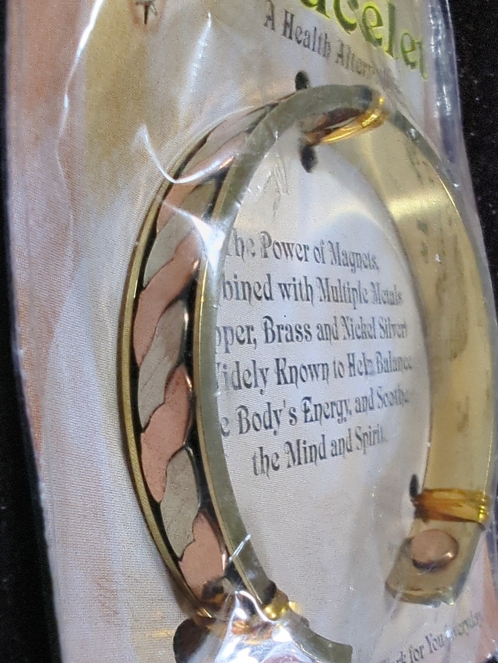 Magnetic Bracelet - Copper Brass Nickel Silver Helps Balance the Body's Energy.